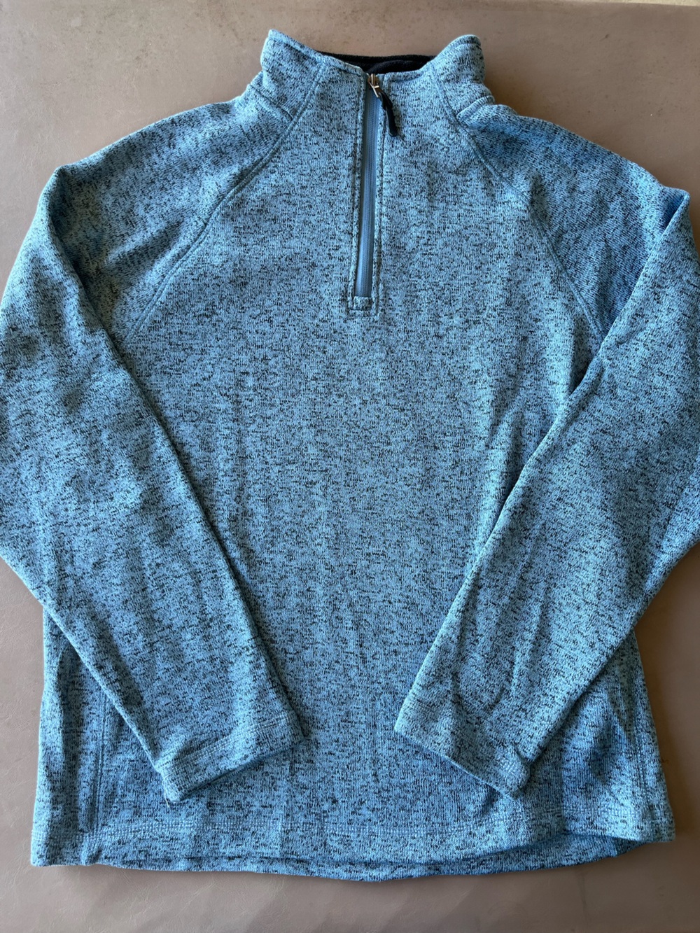 Men's Blue Quarter-Zip Sweater